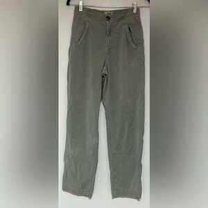 Marine Layer Women’s Washed Light Olive Green Pants Size XS